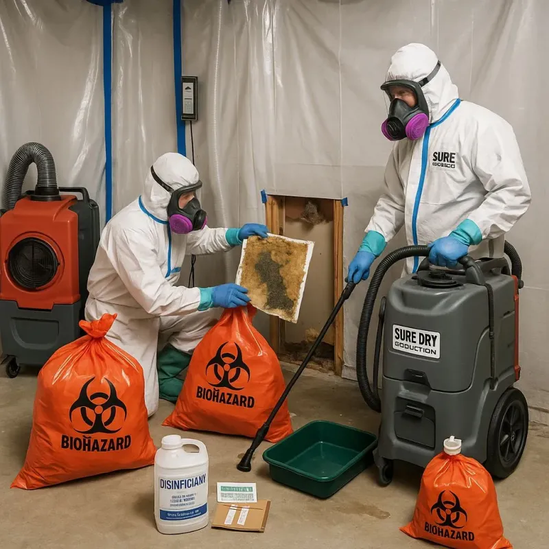 Contaminated Water Handling Protocols process in Burnsville, NC
