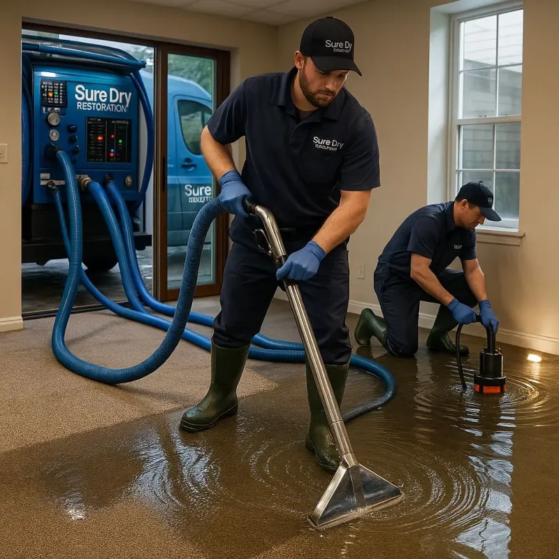 Water Extraction and Removal process in Burnsville, NC